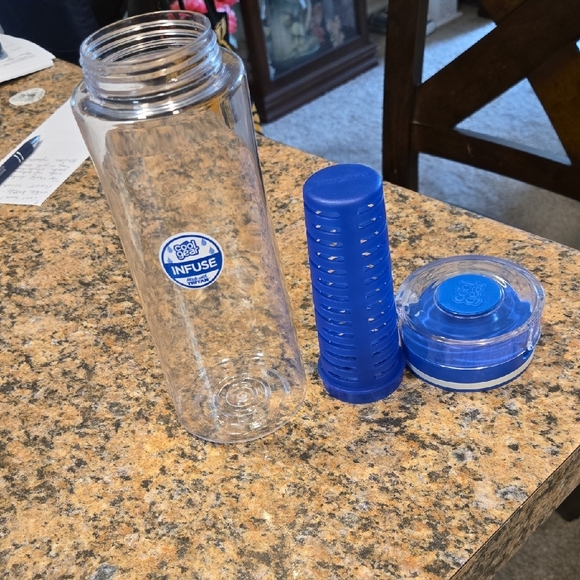 Cool Gear Blue Flavor Infuser Water Bottle - Picture 4 of 5